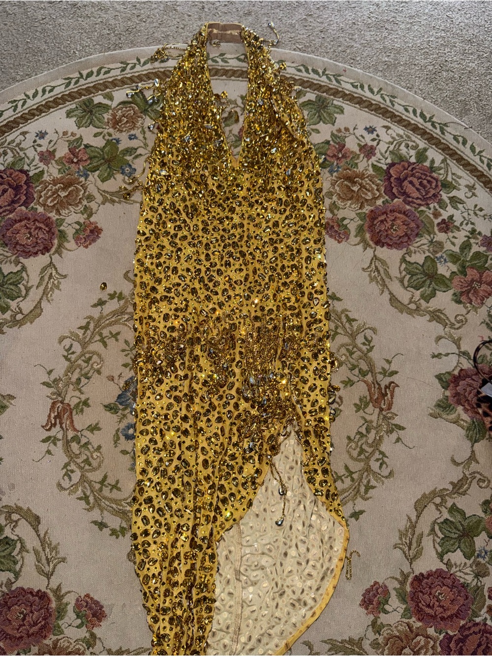 Brand new gold dress
